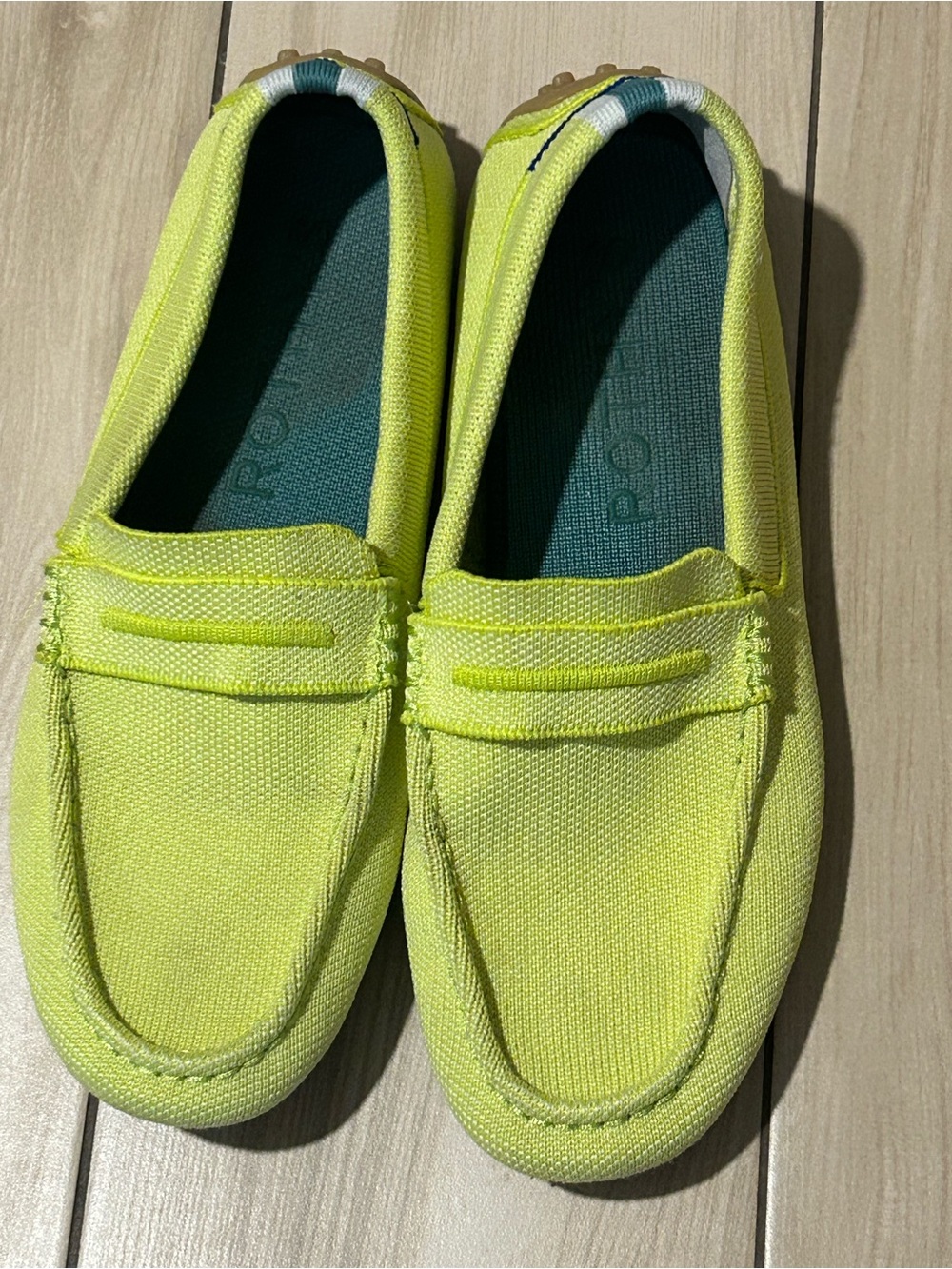 Rothy’s The Driver, Citrus Green Sz 7.5